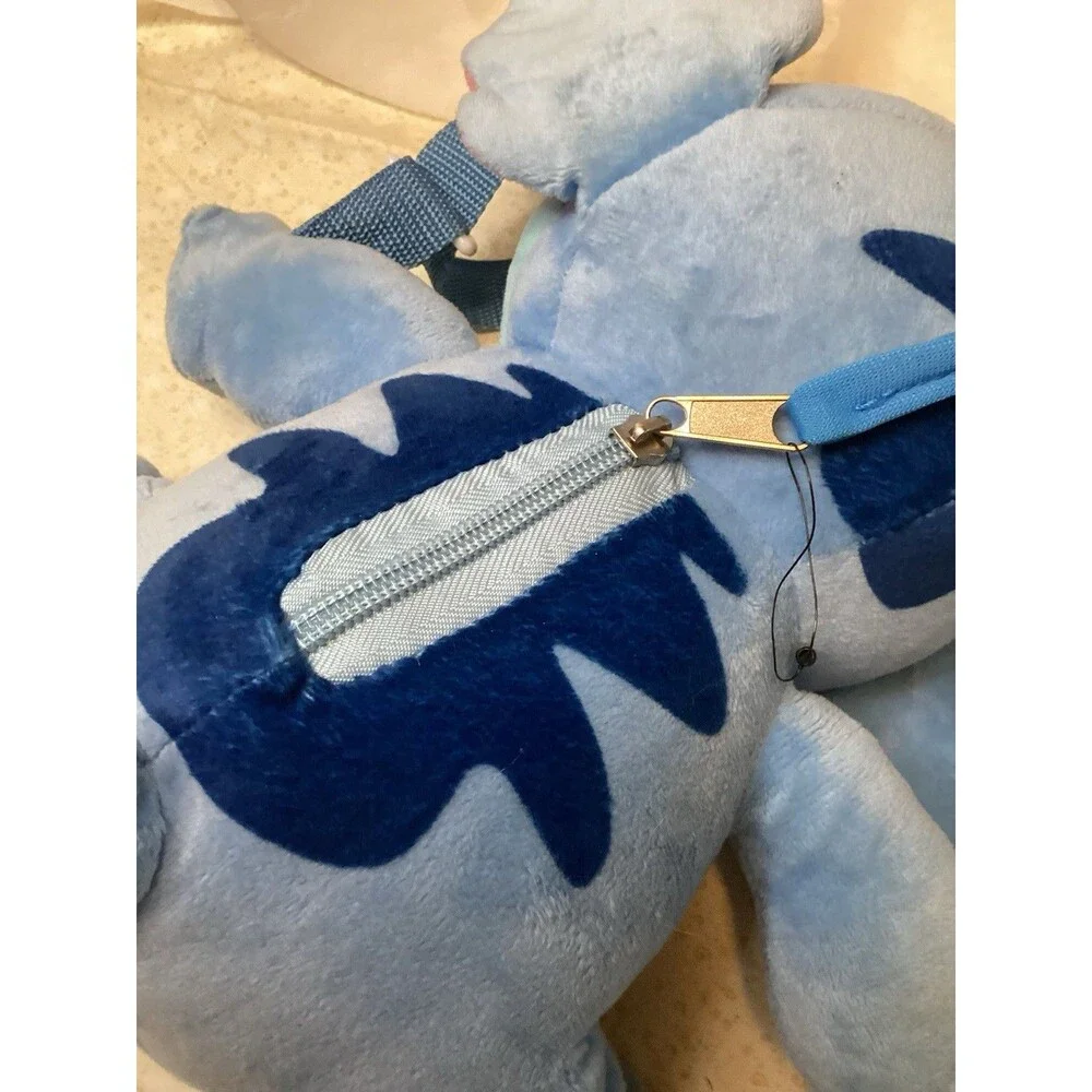Stitch (Lilo) Disney Plush Zippered Crossbody Bag Adjustable Strap Zipper Pouch